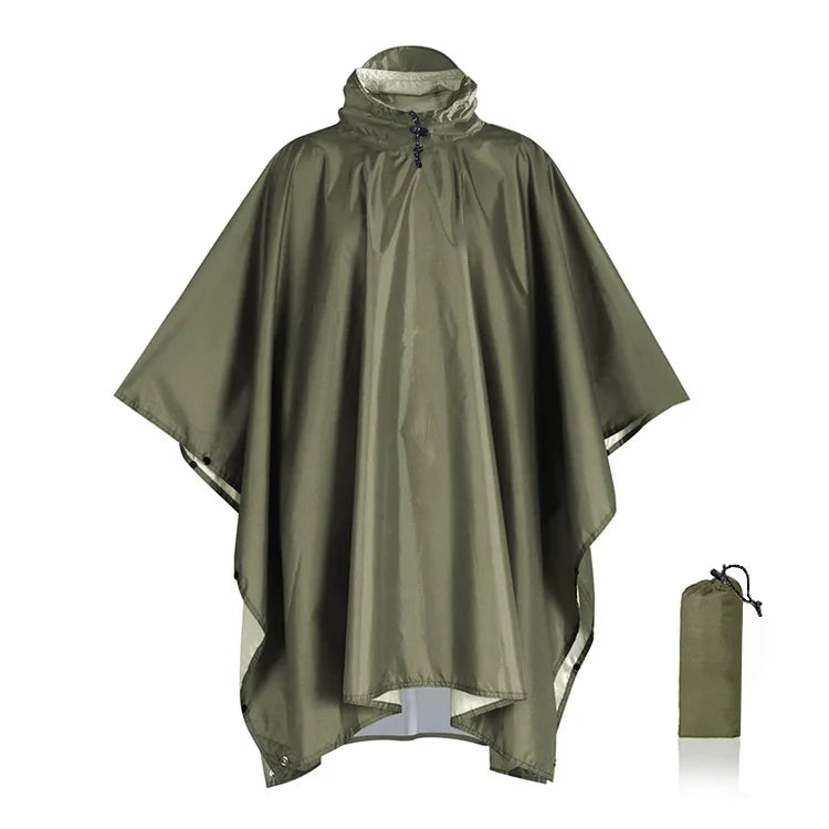 3 In 1 Outdoor Waterproof Raincoat With Hooded Sleeves