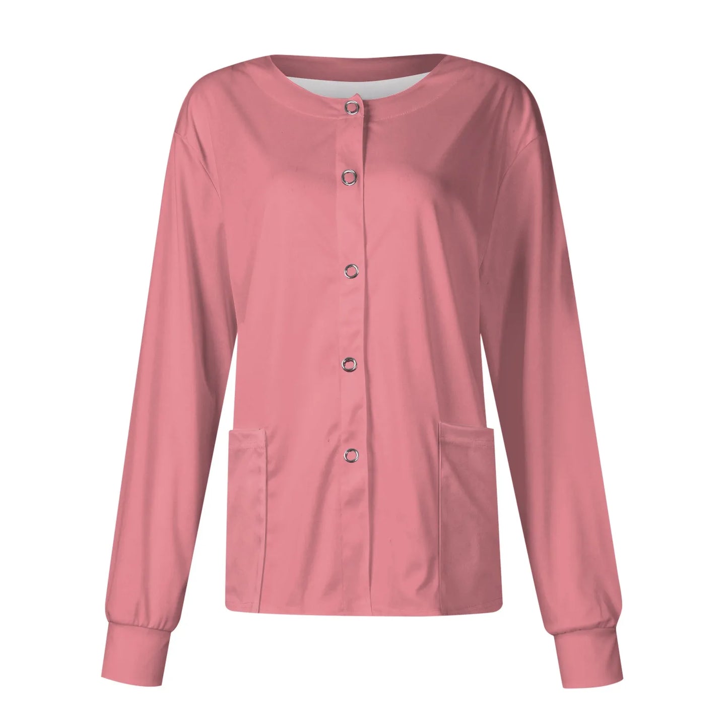 Women's Casual Long-Sleeved Nursing Uniform S