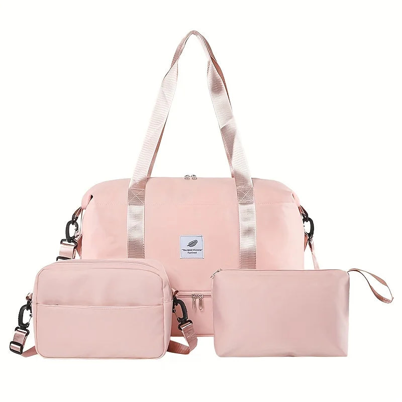 3PCS nylon travel bag set