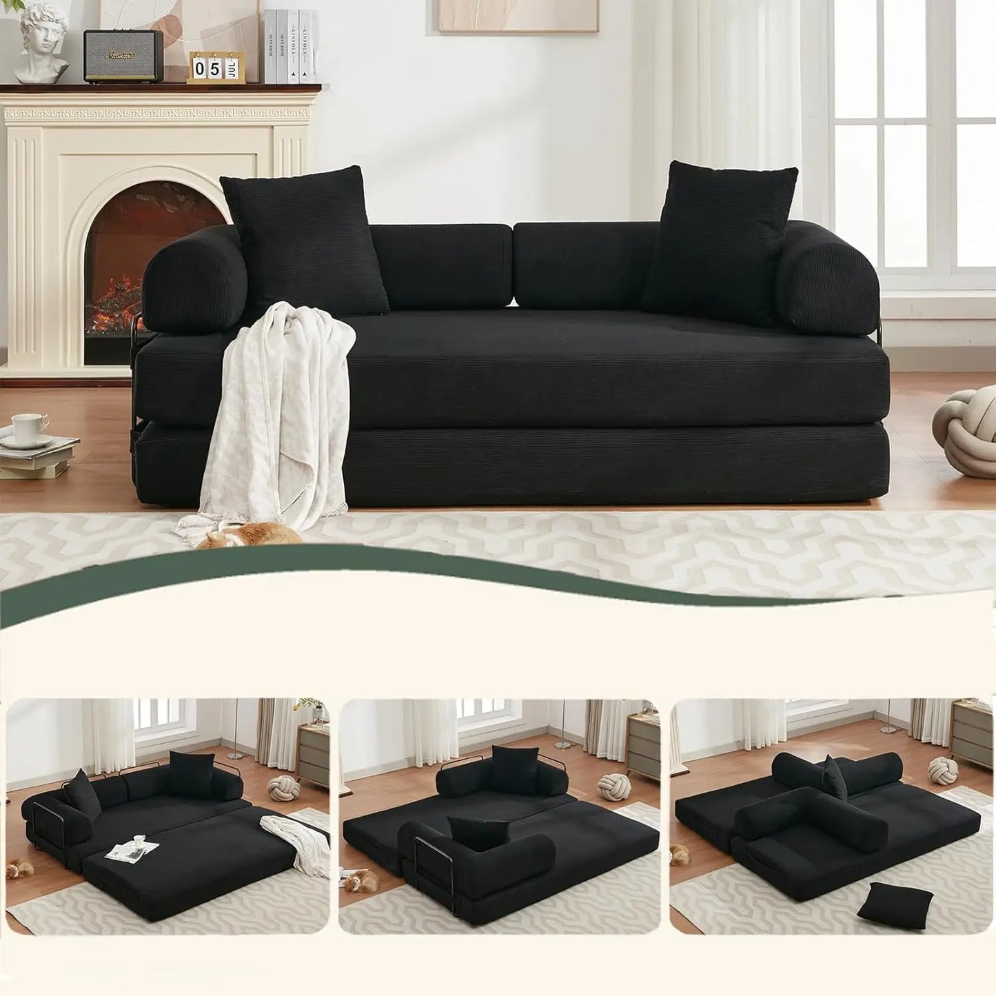 Convertible Folding Sofa Bed