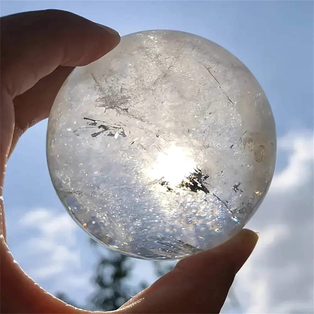1pc Delicate White Calcite Crystal Ball