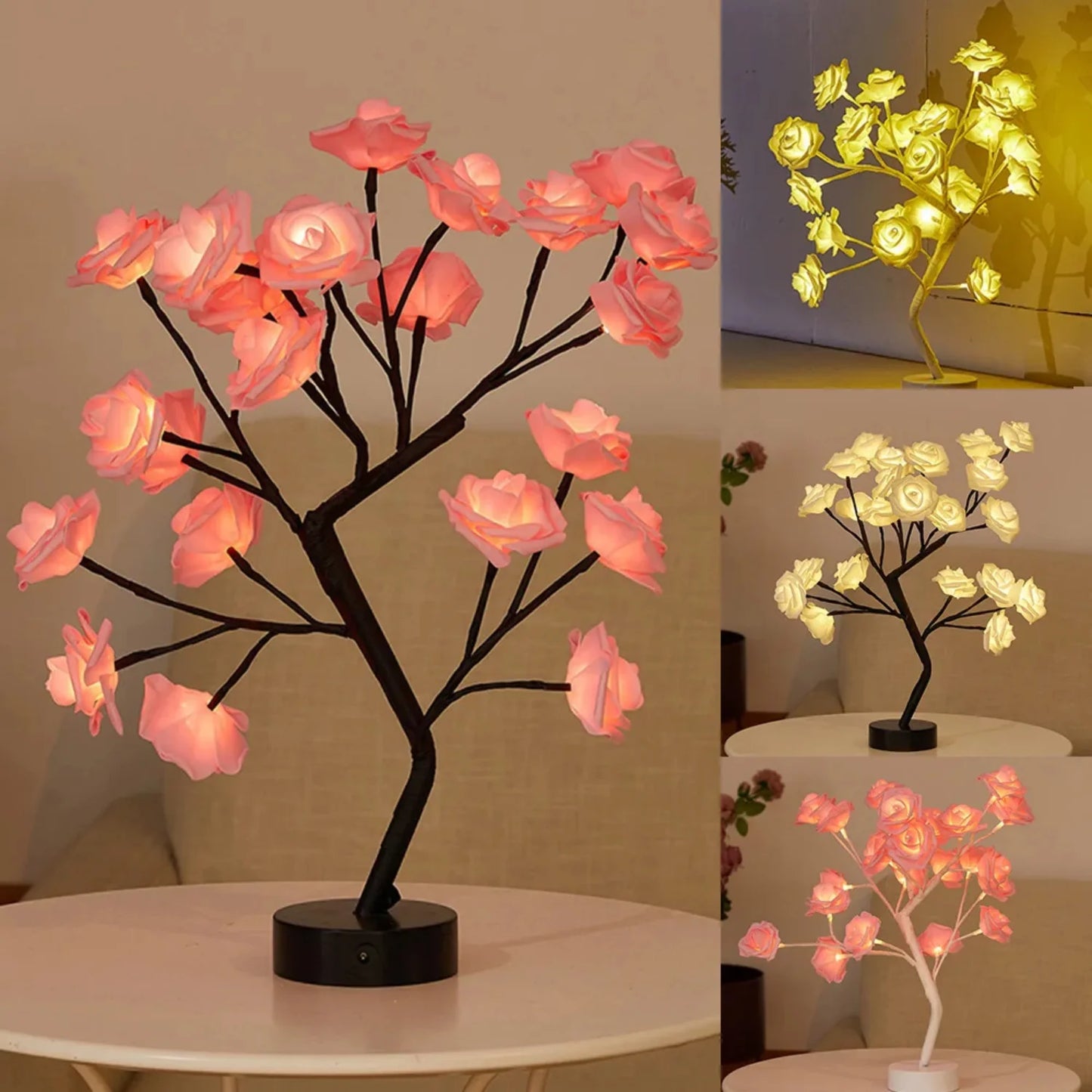 LED Tabletop Bonsai Tree Lights Color Changing