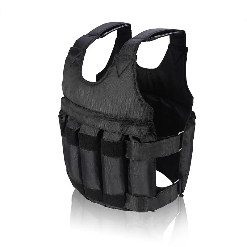 15-50kg Adjustable Weight Vest with Steel Plate