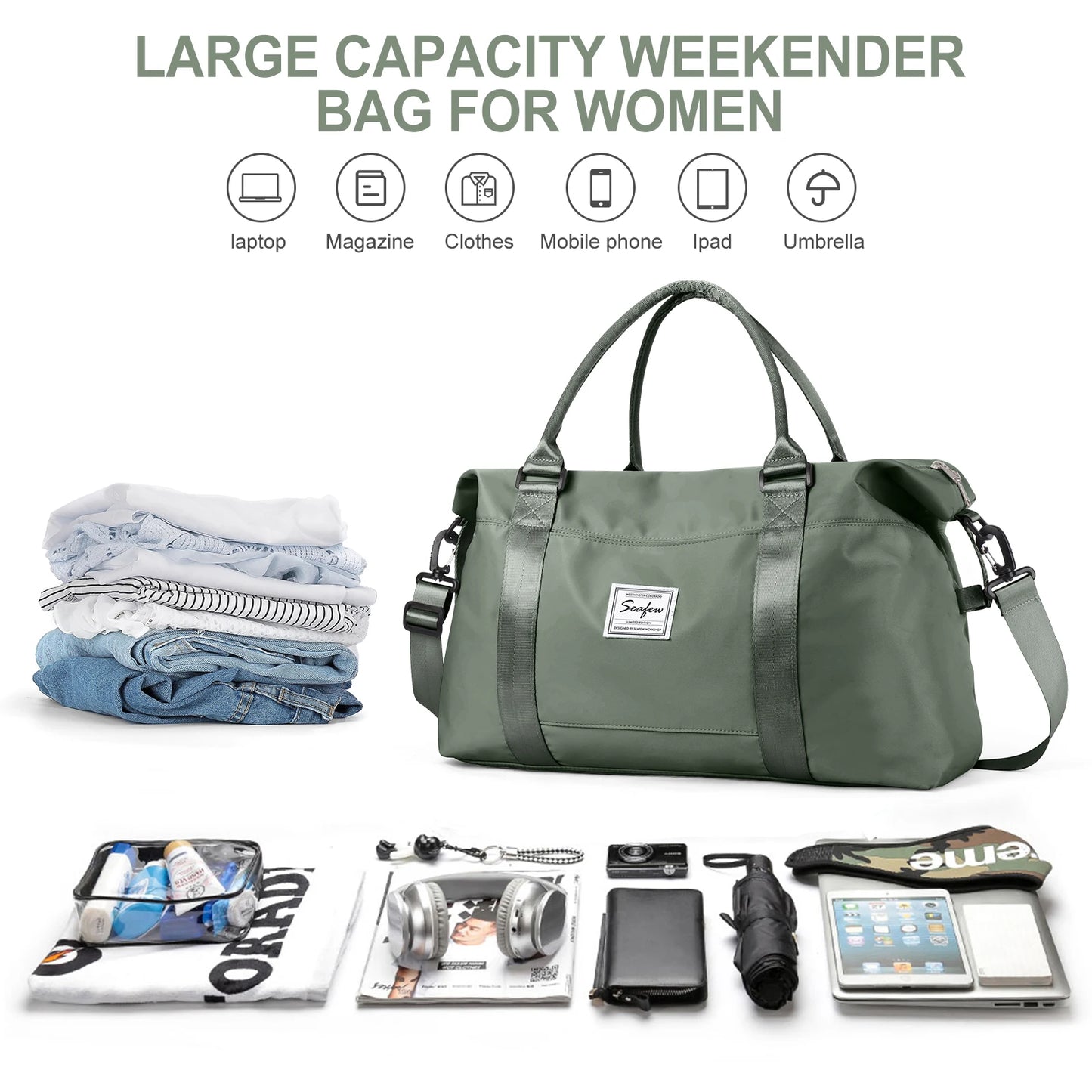 Travel Bag 45x36x20 Travel for Men and Women