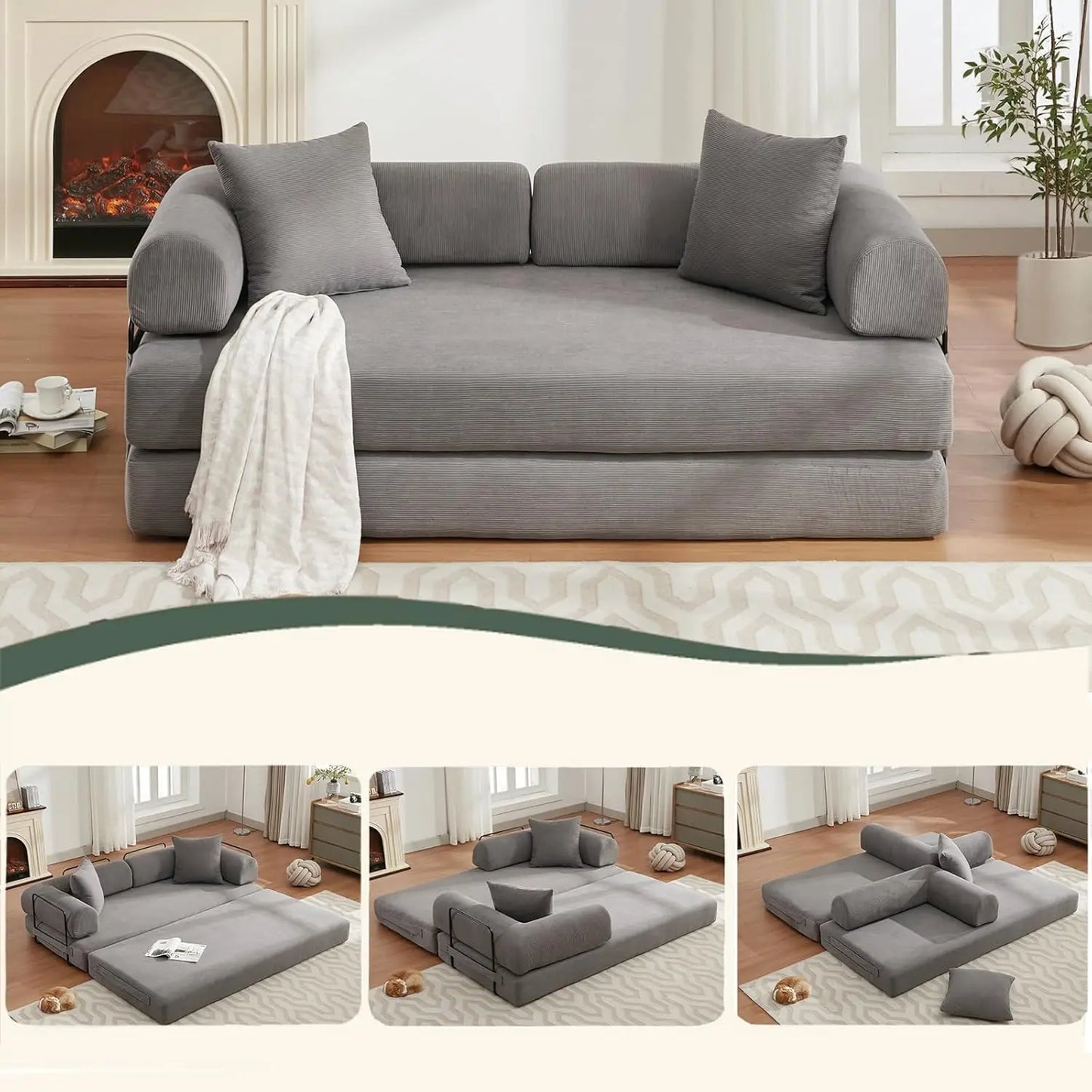 Convertible Folding Sofa Bed