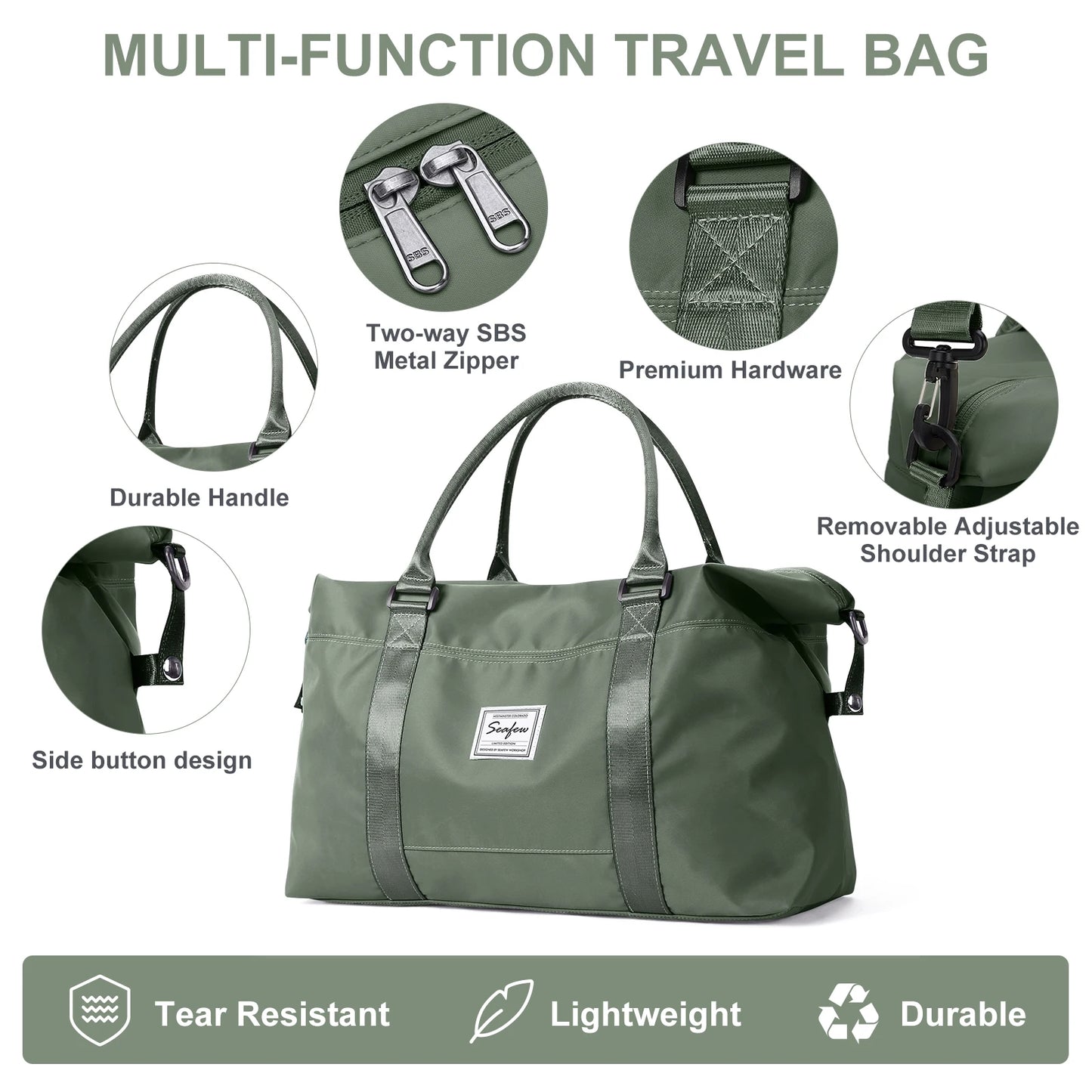 Travel Bag 45x36x20 Travel for Men and Women