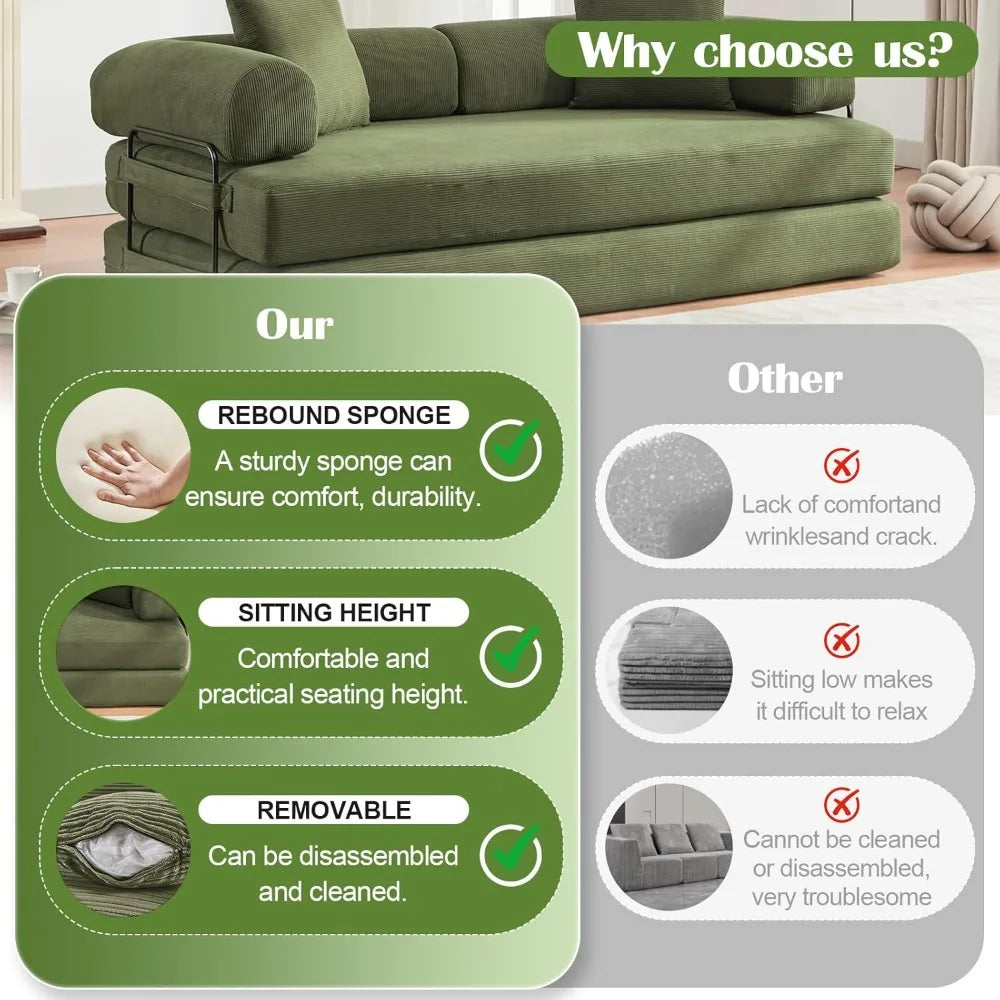 Convertible Folding Sofa Bed