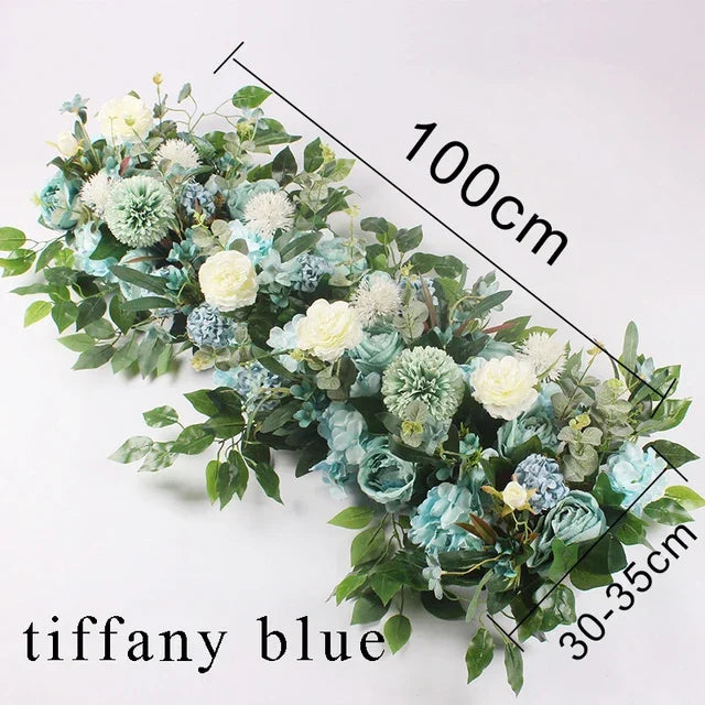 100cm Artificial Flower Row for Wedding Supply