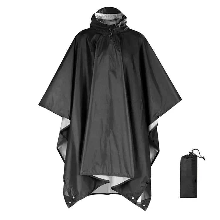 3 In 1 Outdoor Waterproof Raincoat With Hooded Sleeves