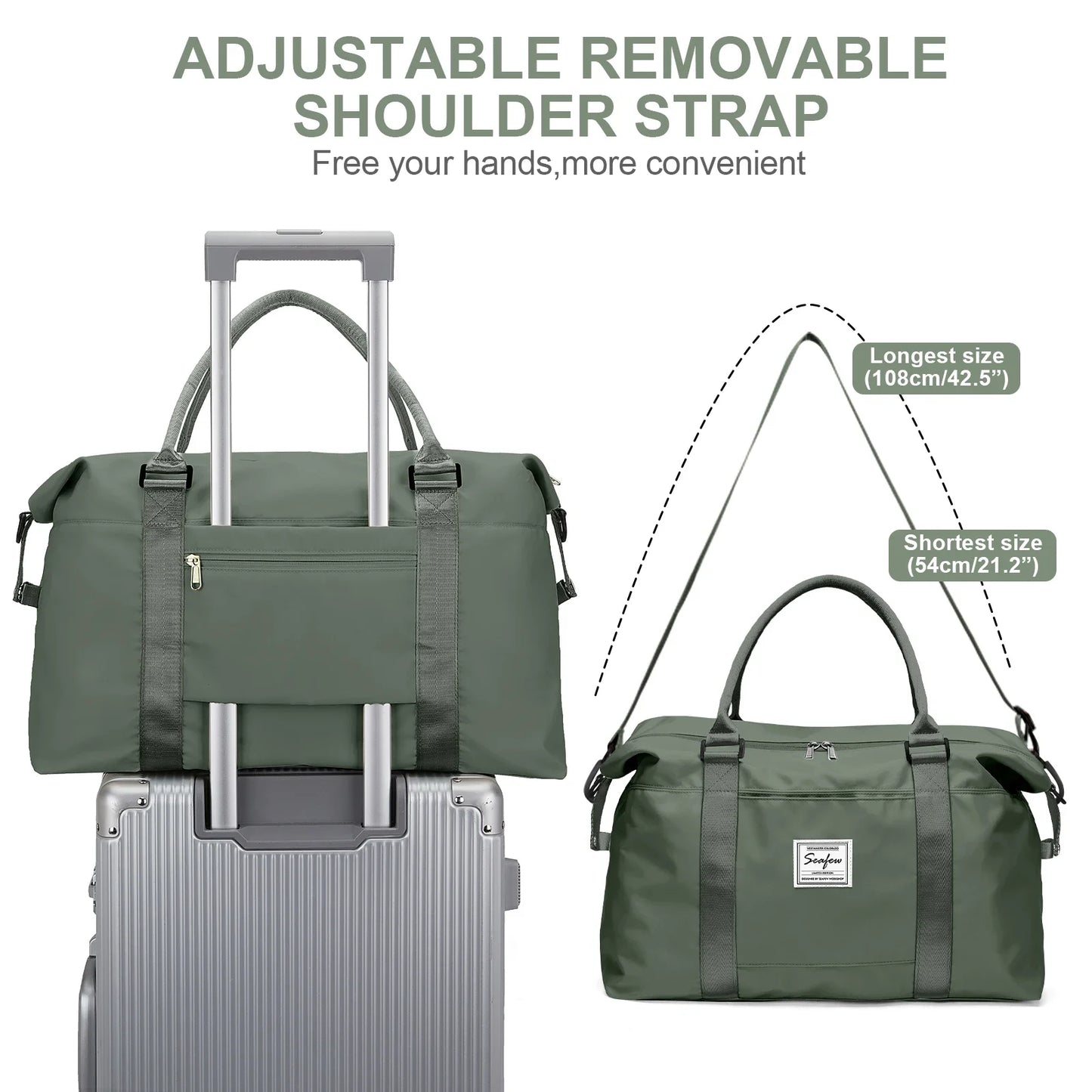 Travel Bag 45x36x20 Travel for Men and Women