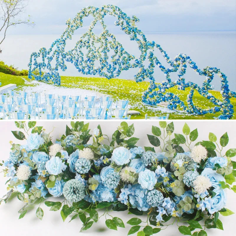 100cm Artificial Flower Row for Wedding Supply