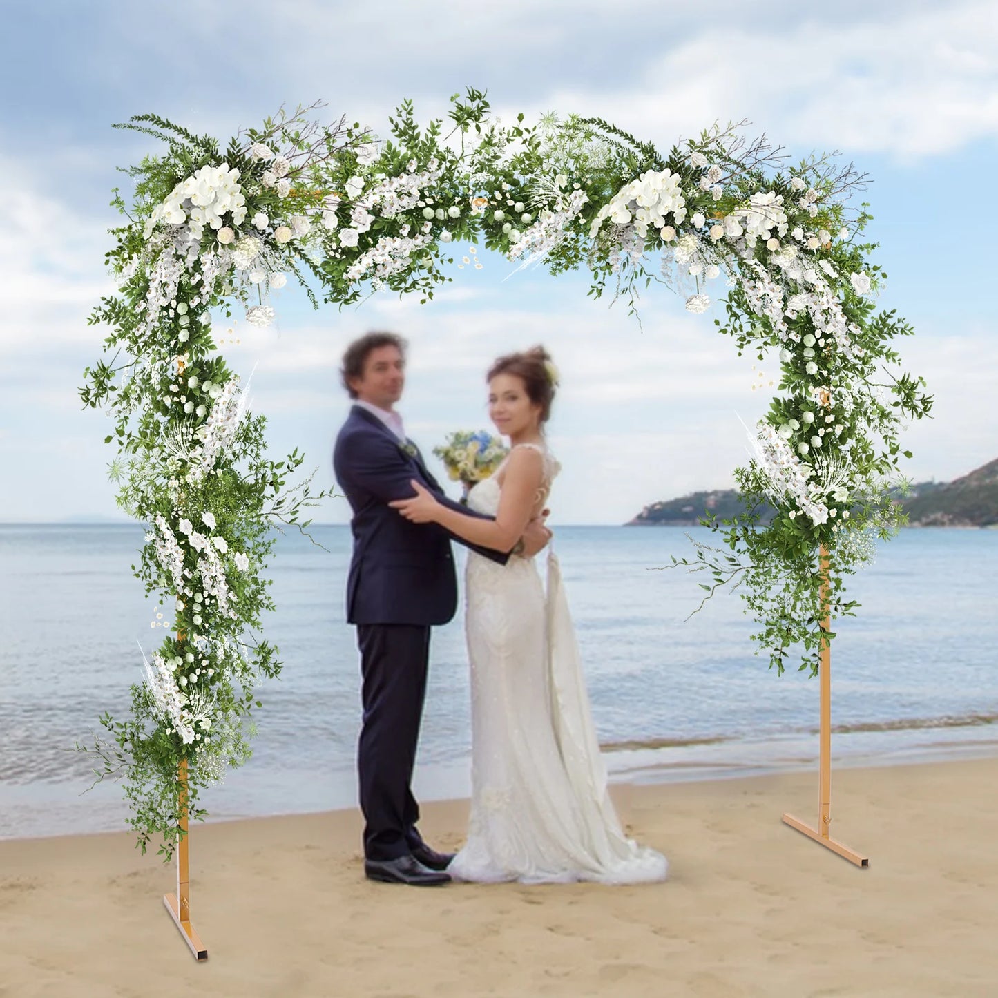 Iron Wedding Arch Stand Kit