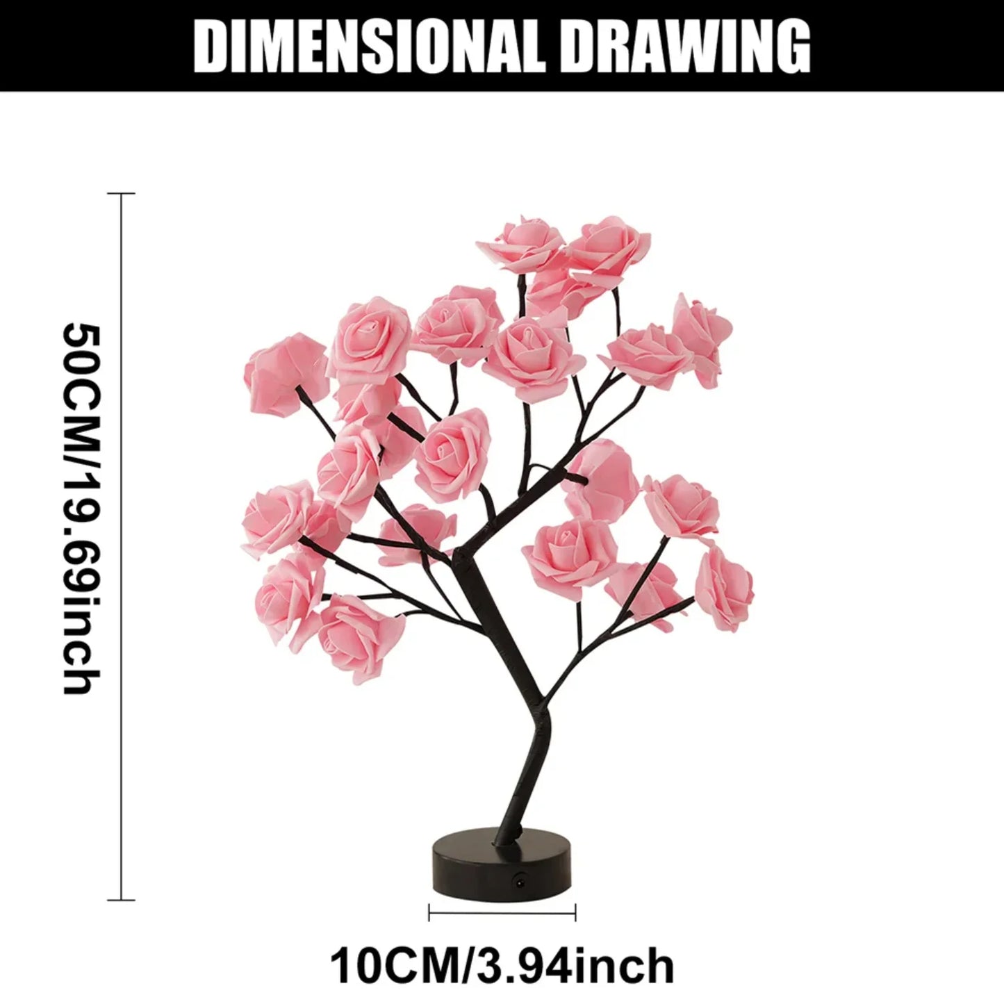 LED Tabletop Bonsai Tree Lights Color Changing