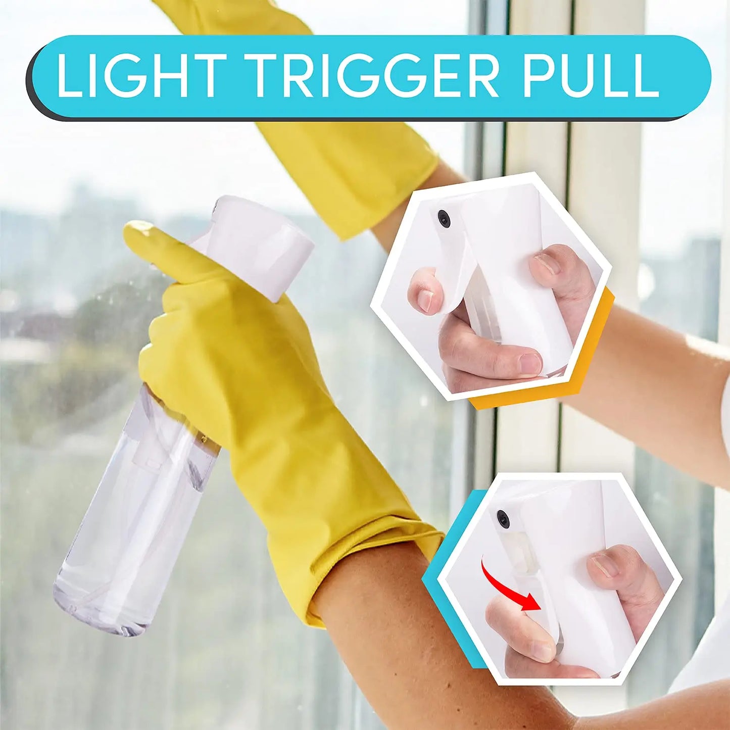 300ml Beauty Salon Continuous Spray Bottles