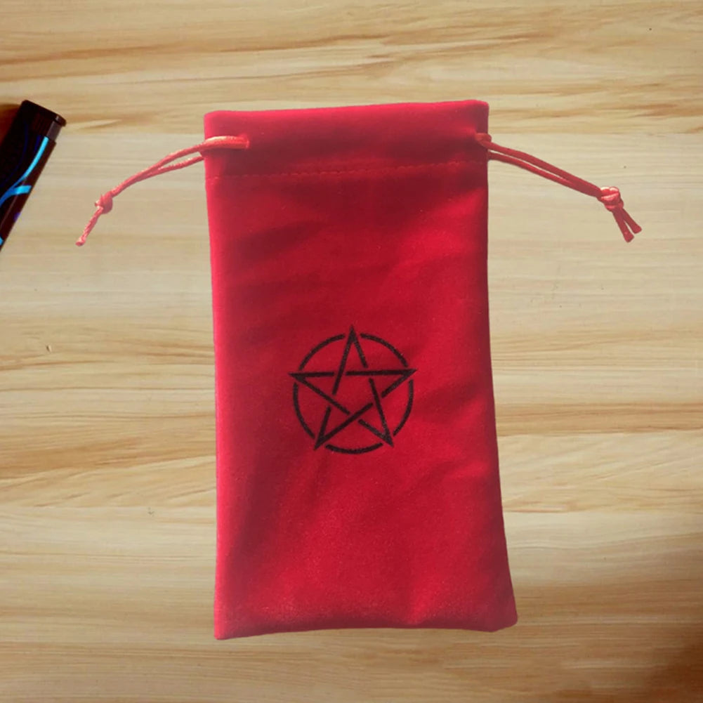 Pentagram Tarot Tablecloth with Bag Divination Table Cloth