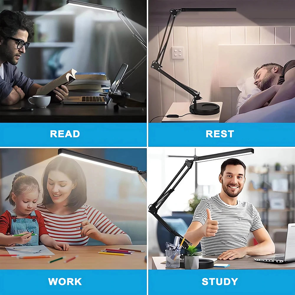 LED Desk Lamp with Clamp