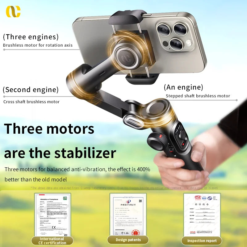3-Axis Handheld Gimbal Stabilizer