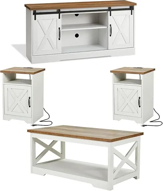 4-Piece Farmhouse Table Set