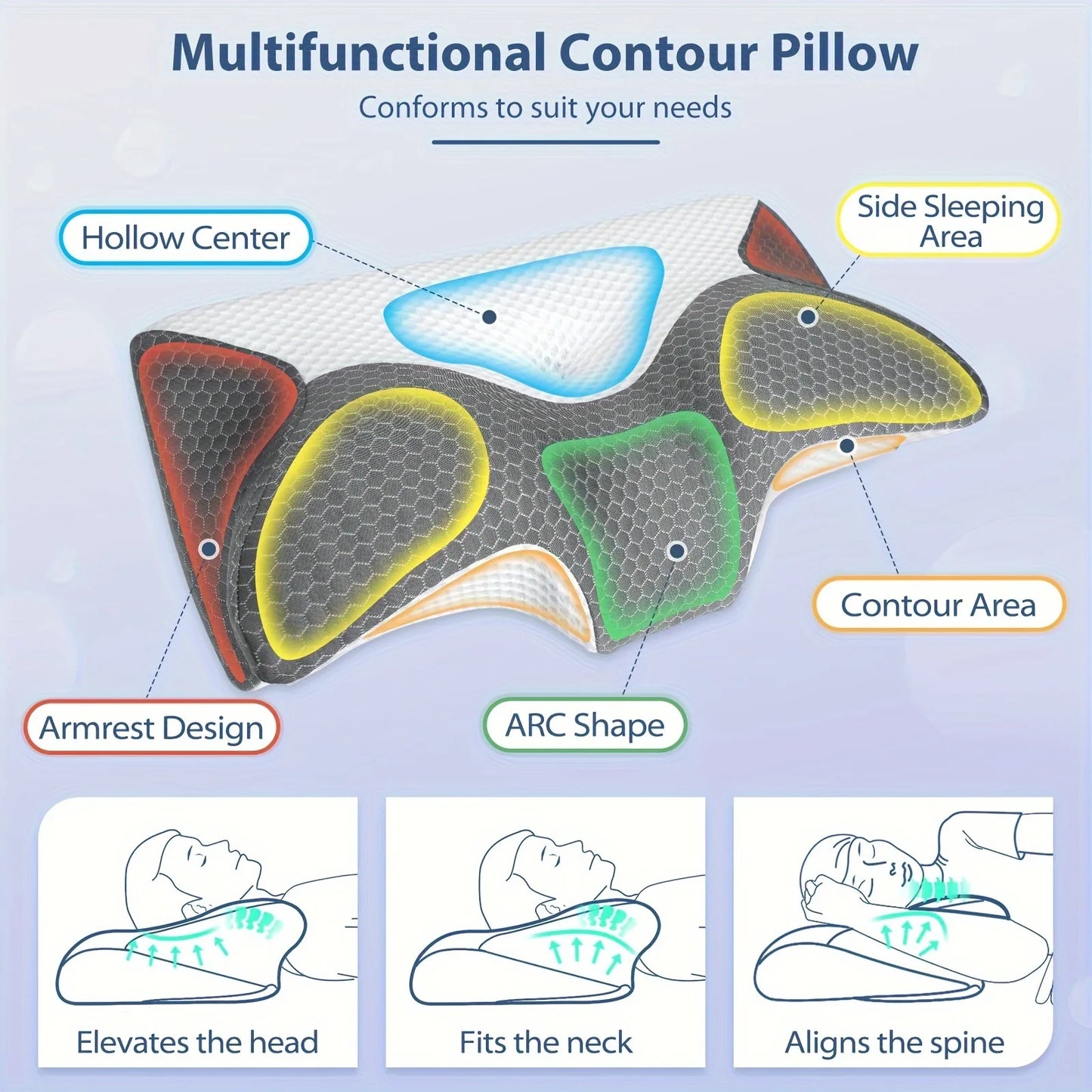 Cervical Memory Foam Pillows