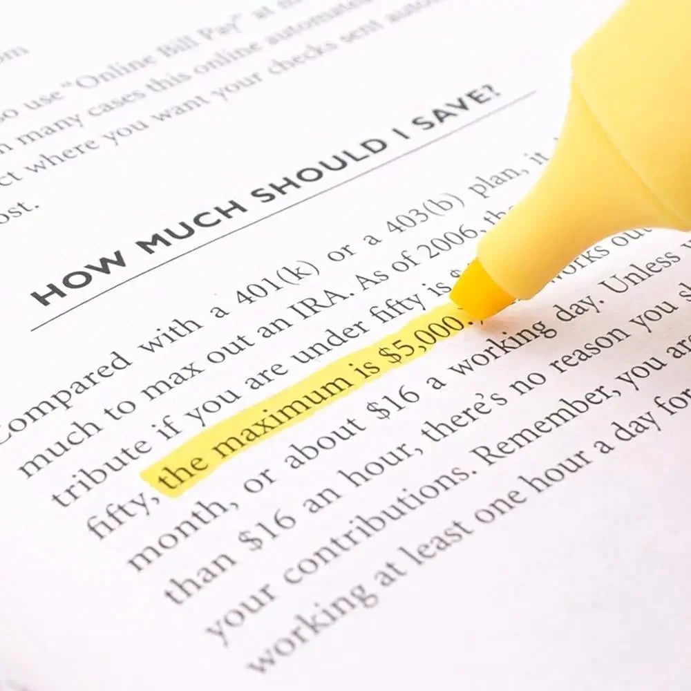 Highlighter Tip Marker Pen