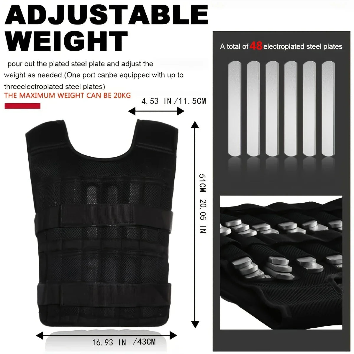 Adjustable Weight Vest