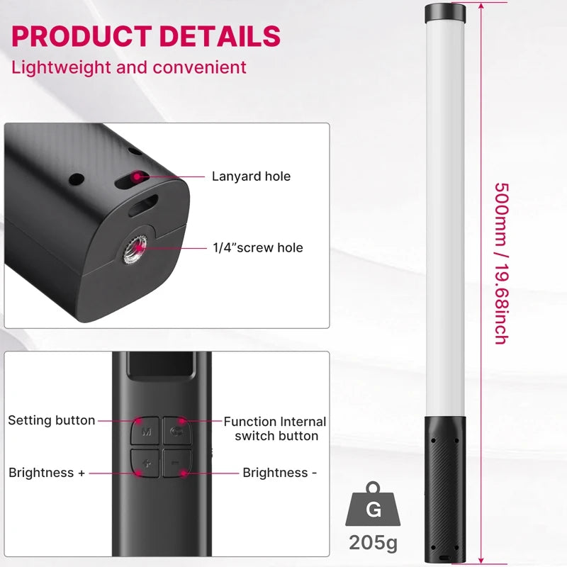 Handheld Light Wand 2500-9000K